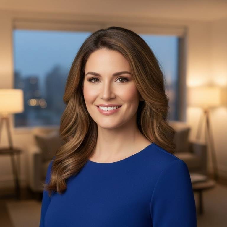 Beautiful woman with chin fillers