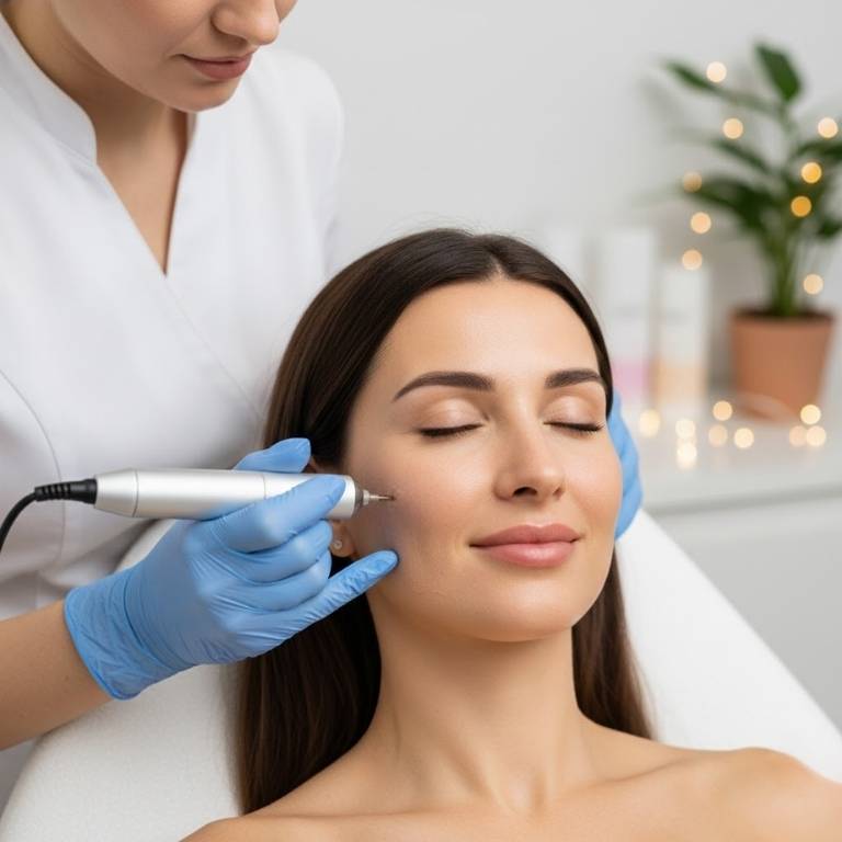 Microneedling procedure