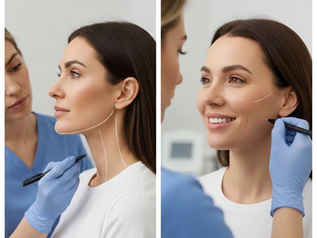 Subtle chin filler design